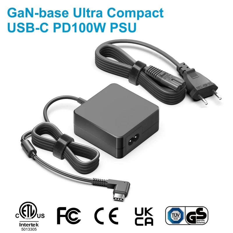 100W GaN Square PD USB-C адаптер за напојување