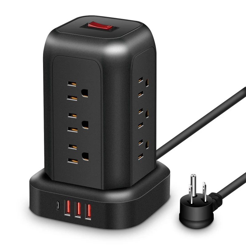 12 излези Продолжен кабел US Power strip
