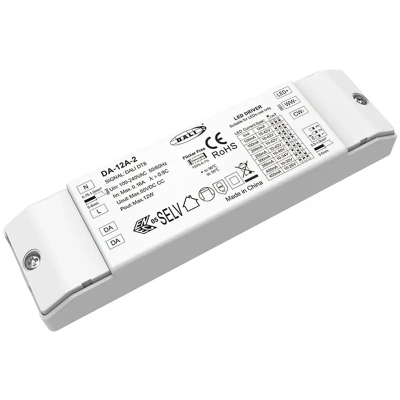 12W DALI CW WW CCT LED драјвер со затемнување