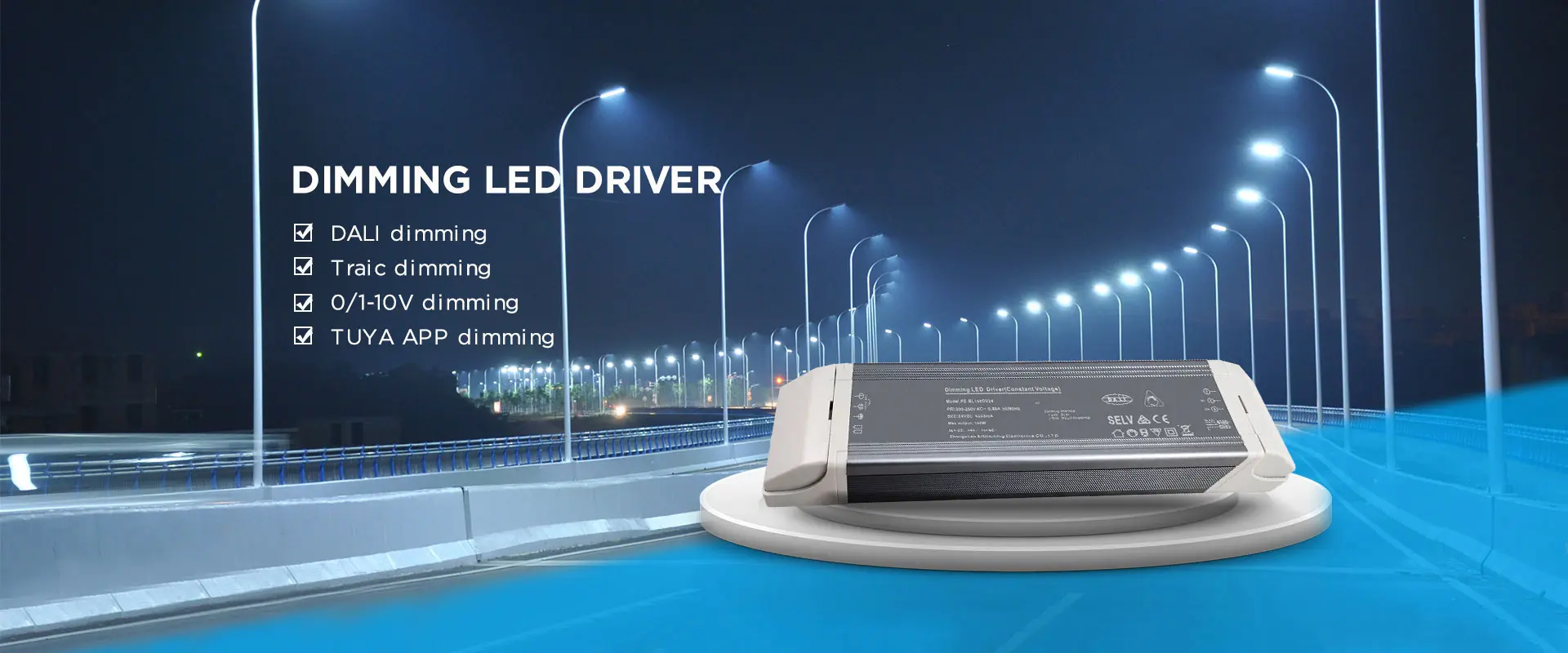 Затемнета фабрика за возачи на LED