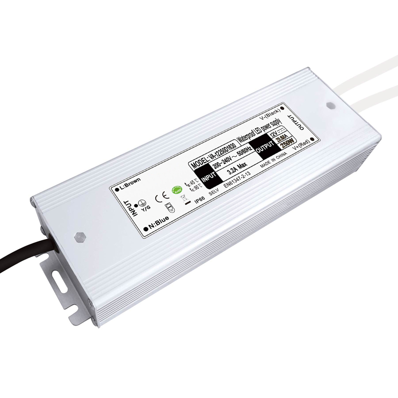 Водоотпорен LED драјвер со постојан напон од 250W