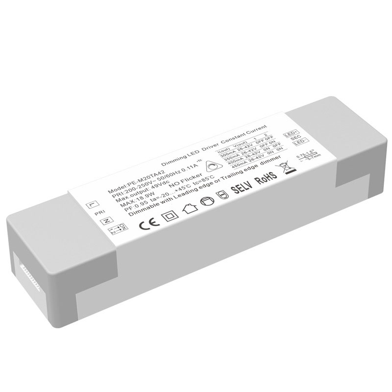 20W постојана струја Triac LED драјвер за затемнување